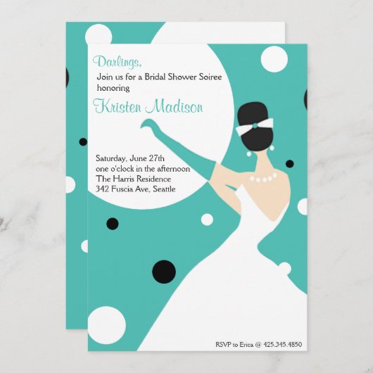 花嫁の夜会 招待状 (正面/裏面)