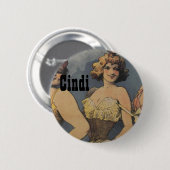 花嫁の女中のシャワーの好意 缶バッジ (正面&裏面)