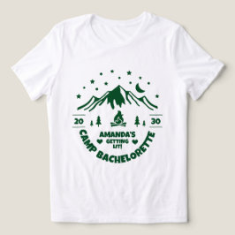 花嫁の女友達のためのキャンプ・バチェロレッテ・パーティー トライブレンドＴシャツ