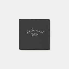 花嫁の女友達の前夜祭　名前　モダン ポストイット