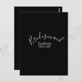 花嫁の女友達の前夜祭　名前　現代風 ポストカード (正面/裏面)