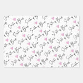 花嫁の妹 ラッピングペーパー フラットシート 3枚セット ラッピングペーパーシート (正面)