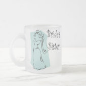 花嫁の姉妹のマグ フロストグラスマグカップ (左)