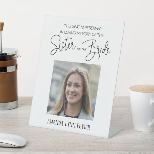 花嫁の姉妹メモリアル写真リザーブド結婚ズ 台座サイン (インサイチュ)