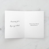 花嫁の姉妹提案折り畳みカード カード (内部)