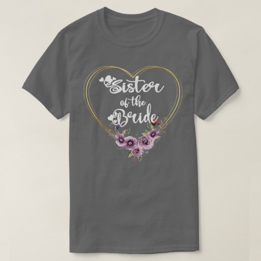 花嫁の姉妹 ブライダルシャワー 花嫁の姉妹 T Tシャツ (デザイン正面)