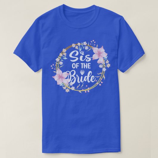 花嫁の姉妹 ブライダルシャワー 花嫁の姉  Tシャツ (デザイン正面)