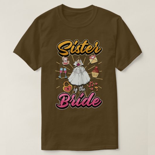 花嫁の姉妹(女性用) Tシャツ (デザイン正面)
