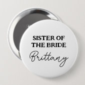 花嫁の姉妹 黒と白 缶バッジ (正面&裏面)