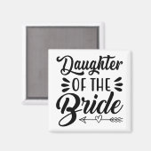 花嫁の娘結婚ブライダルシャワーマチ マグネット (正面/裏面)