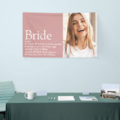 花嫁の定義フォト結婚ブライダルシャワー 横断幕 (トレードショー)