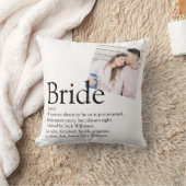 花嫁の定義ブライダルシャワー写真 クッション (ブランケット)