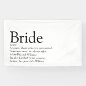 花嫁の定義 ブライズシャワー ウェディング 横断幕 (横)