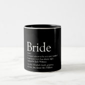 花嫁の定義, ブライズシャワー, 結婚式 ツートーンマグカップ (中央)
