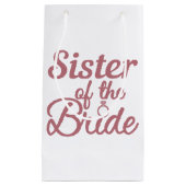 花嫁の家族の結婚マッチングの姉妹 スモールペーパーバッグ (正面)