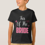 花嫁の家族の結婚披露宴の妻のティア Tシャツ<br><div class="desc">花嫁の家族の結婚披露宴の妻のティア</div>