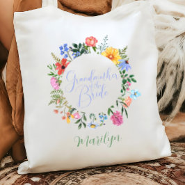 花嫁の山花結婚の祖母 トートバッグ