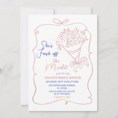 花嫁の市場から消えた ブライダルシャワー 招待状 (正面)