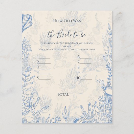 花嫁の年齢は？ ブライダルシャワーの装飾 (正面)