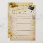 花嫁の年齢当てゲーム トラベルシャワーゲーム (正面/裏面)