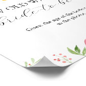 花嫁の年齢当てゲーム 結婚前のお茶会ゲーム ポスター (角)