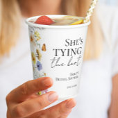 花嫁の幸せを祝おう | ワイルドフラワー ブライダル シャワーパーティー 紙コップ