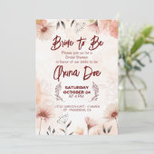 花嫁の幸せを願う祝福の招待状 招待状 (スタンド正面)