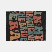 花嫁の弟に恋をした時代のグルービーな独身最後の夜 フリースブランケット (正面(横))