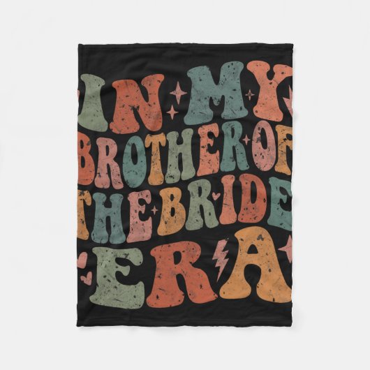 花嫁の弟に恋をした時代のグルービーな独身最後の夜 フリースブランケット (正面)