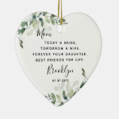 花嫁の形見の母 セラミックオーナメント (右)