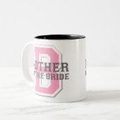 花嫁の応援の母 ツートーンマグカップ (正面左)