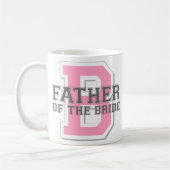 花嫁の応援の父 コーヒーマグカップ (左)