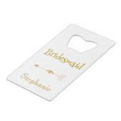 花嫁の愛の矢 クレジットカード栓抜き (正面アングル)