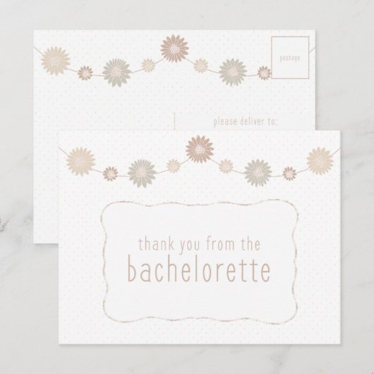 花嫁の感謝 ポストカード (正面/裏面)