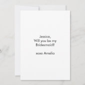 花嫁の折り畳んだカードを持って泣き叫ぶ カード (裏面)