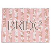 花嫁の抱き枕（Orievolvedesignsによる） ラージペーパーバッグ (正面)