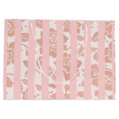 花嫁の抱き枕（Orievolvedesignsによる） ラージペーパーバッグ (裏面)