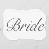 花嫁の招待 招待状 (正面/裏面)