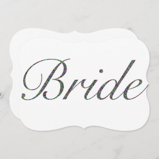 花嫁の招待 招待状 (正面/裏面)