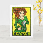 花嫁の挨拶状 カード (黄色い花)