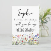 花嫁の提案カードワイルドフラワー 招待状 (スタンド正面)