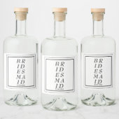 花嫁の提案 ウェディングパーティーのお favors - リキュールボトルラベル (ボトル)