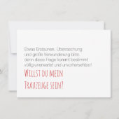 花嫁の提案 招待状 (裏面)