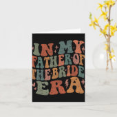 花嫁の時代の父結婚で カード (黄色い花)