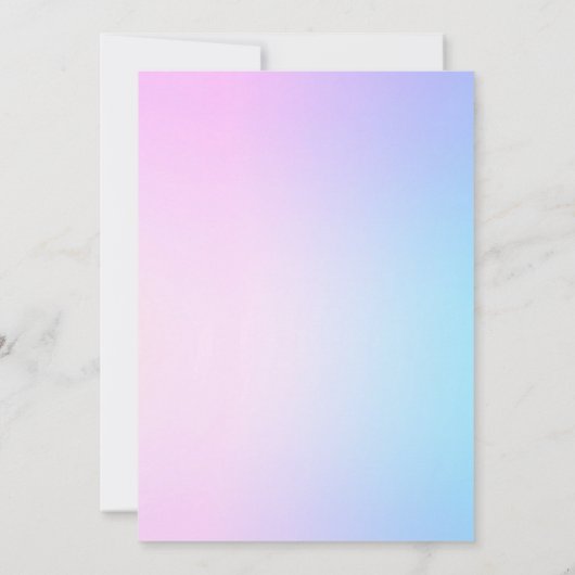 花嫁の時代ブライダルシャワーの招待状 招待状 (裏面)