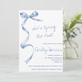 花嫁の晴れの日！現代的な結婚前のお祝い 招待状 (スタンド正面)