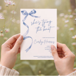 花嫁の晴れの日！現代的な結婚前のお祝い 招待状