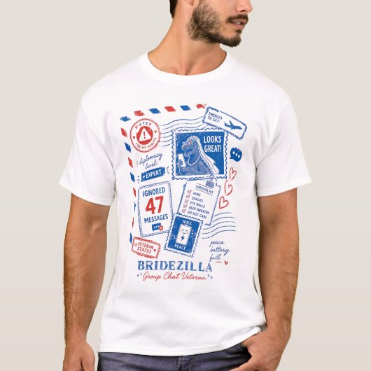 花嫁の暴走族グループチャット経験者 Tシャツ (正面)
