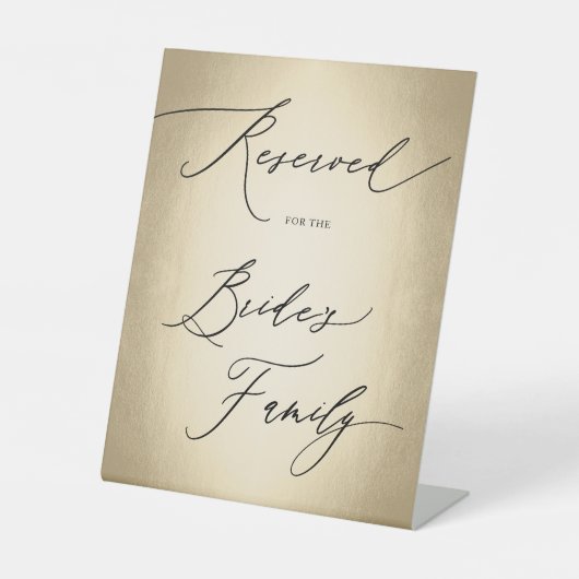 花嫁の書道の結婚脚本 台座サイン (正面)