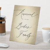 花嫁の書道の結婚脚本 台座サイン (インサイチュ)